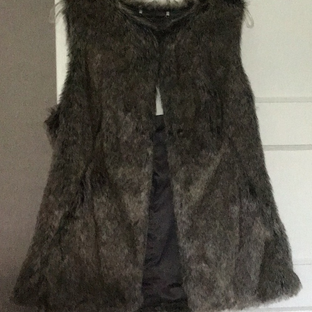 Banana Republic Faux Fur Vest